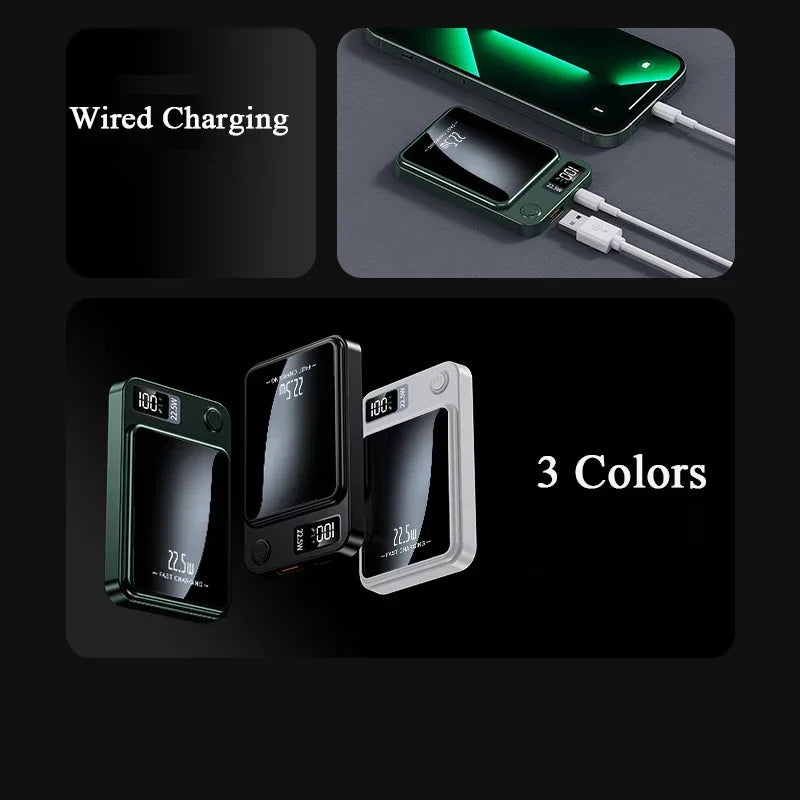 PowerBank MagnetBoost Pro – Magnetic Wireless Charger