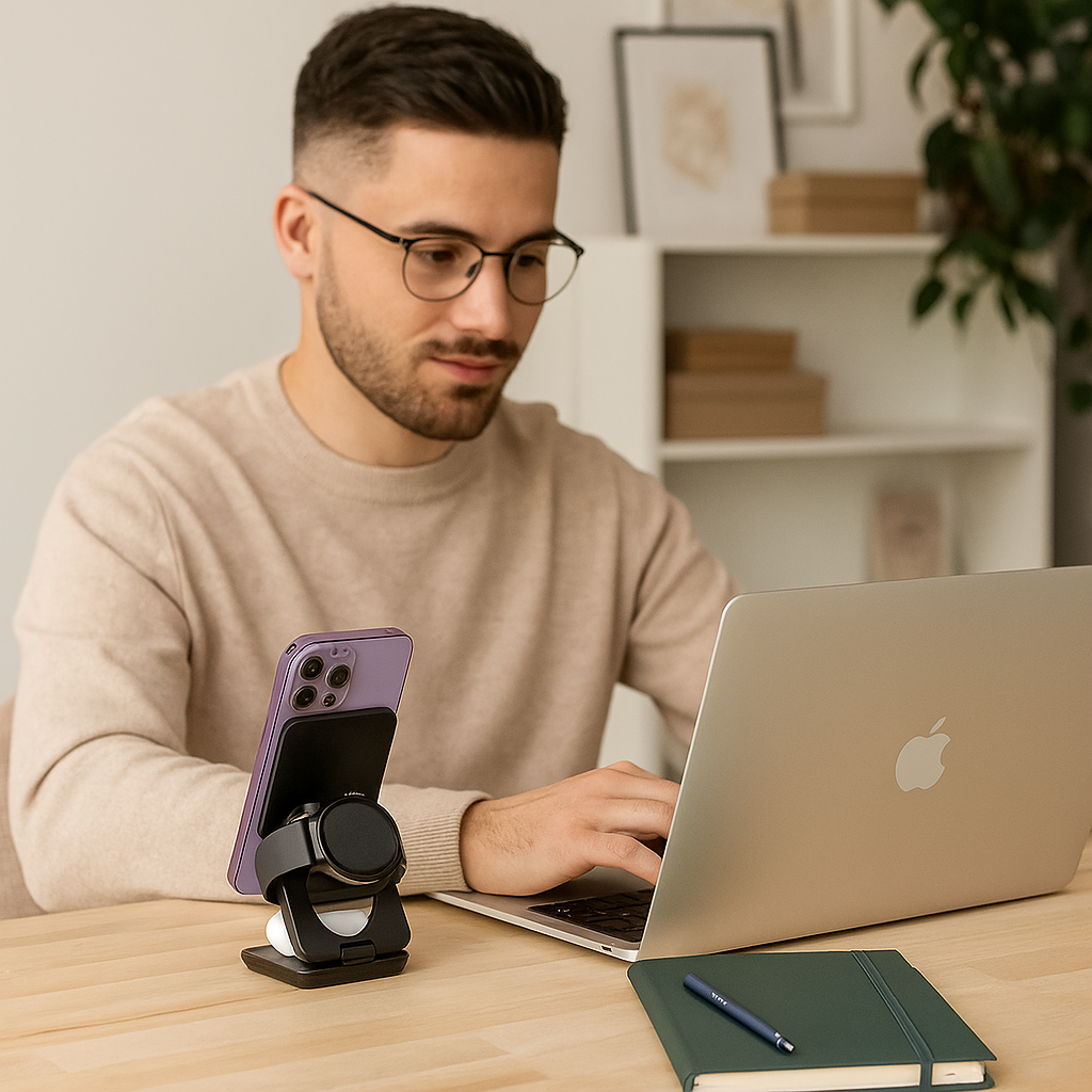 Foldable Magnetic Charging Stand