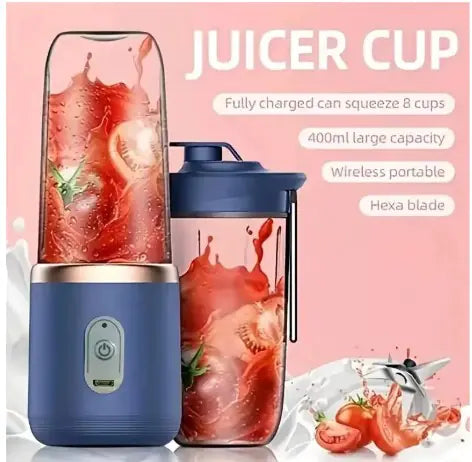 Seu Suco em Movimento – Liquidificador Mini Recarregável